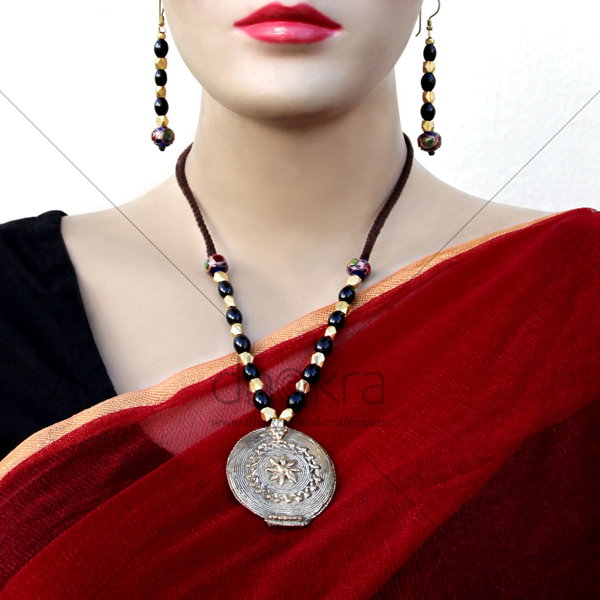 Dhokra Tenacity Avanti Set | Dhokra tribal jewelry | Dhokra